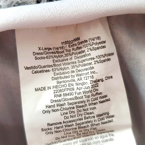 Stephen Kings IT Pennywise the Killer Clown Halloween Costume Dress Junior Sz XL - Picture 17 of 17